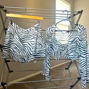 Princess Polly Zebra two piece!